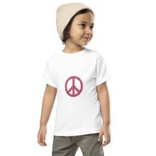 Load image into Gallery viewer, Toddler Peace Short Sleeve Tee
