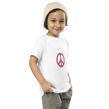 Load image into Gallery viewer, Toddler Peace Short Sleeve Tee
