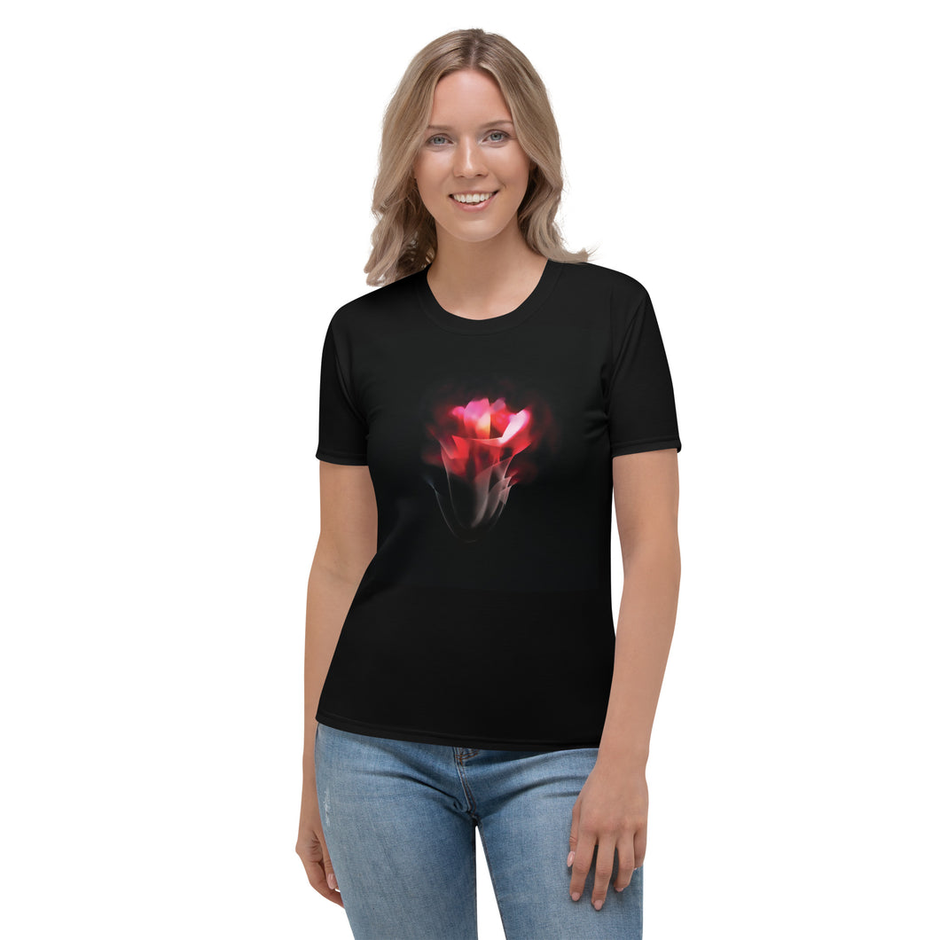 3D Flower / Rose Women's T-shirt