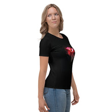 Load image into Gallery viewer, 3D Flower / Rose Women&#39;s T-shirt
