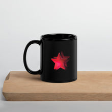 Load image into Gallery viewer, Stars Black Glossy Mug
