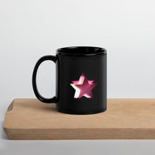 Load image into Gallery viewer, Stars Black Glossy Mug
