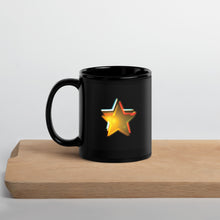 Load image into Gallery viewer, Stars Black Glossy Mug
