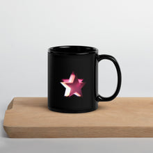 Load image into Gallery viewer, Stars Black Glossy Mug
