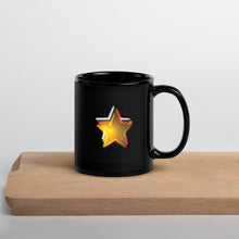 Load image into Gallery viewer, Stars Black Glossy Mug
