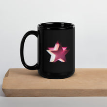 Load image into Gallery viewer, Stars Black Glossy Mug
