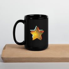 Load image into Gallery viewer, Stars Black Glossy Mug
