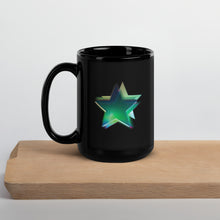 Load image into Gallery viewer, Stars Black Glossy Mug
