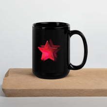 Load image into Gallery viewer, Stars Black Glossy Mug
