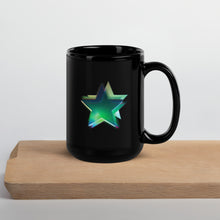 Load image into Gallery viewer, Stars Black Glossy Mug
