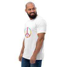 Load image into Gallery viewer, Peace Men White Short Sleeve T-shirt
