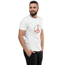 Load image into Gallery viewer, Peace Men White Short Sleeve T-shirt
