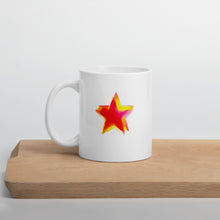 Load image into Gallery viewer, Stars White glossy mug
