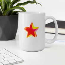 Load image into Gallery viewer, Stars White glossy mug
